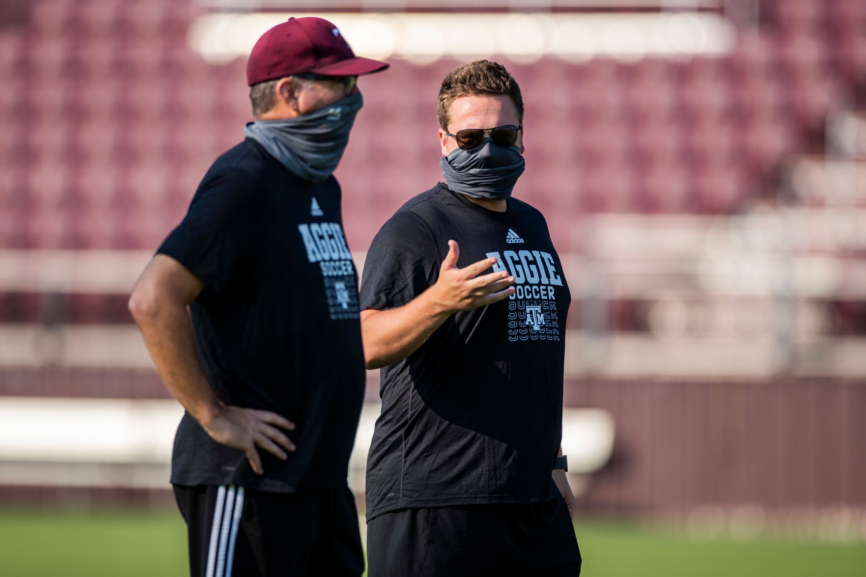 Texas A&M preseason soccer practice